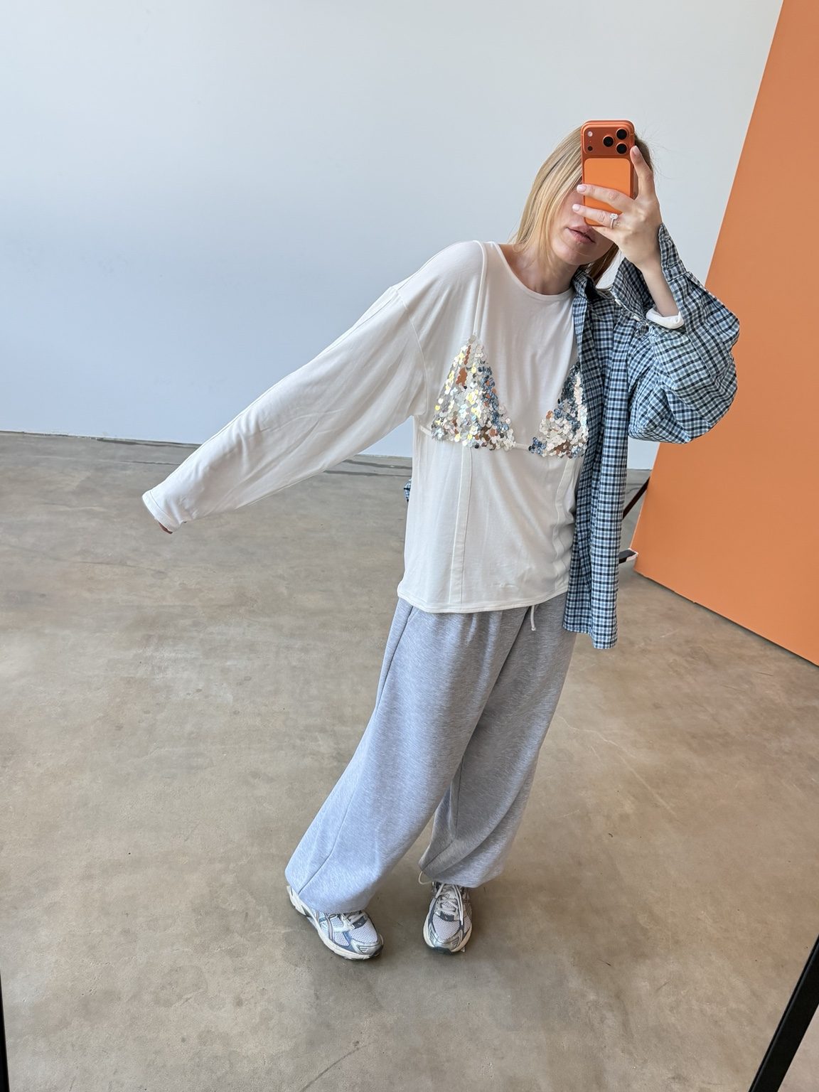 Long Sleeve Silver