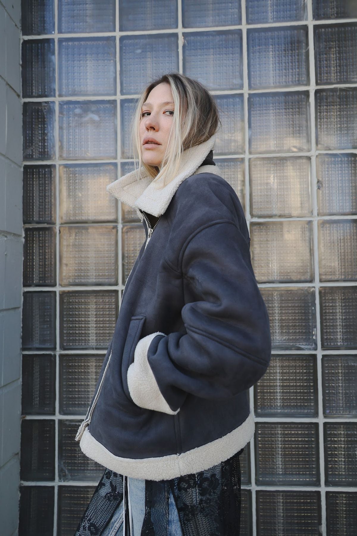 Faux Shearling Jacket