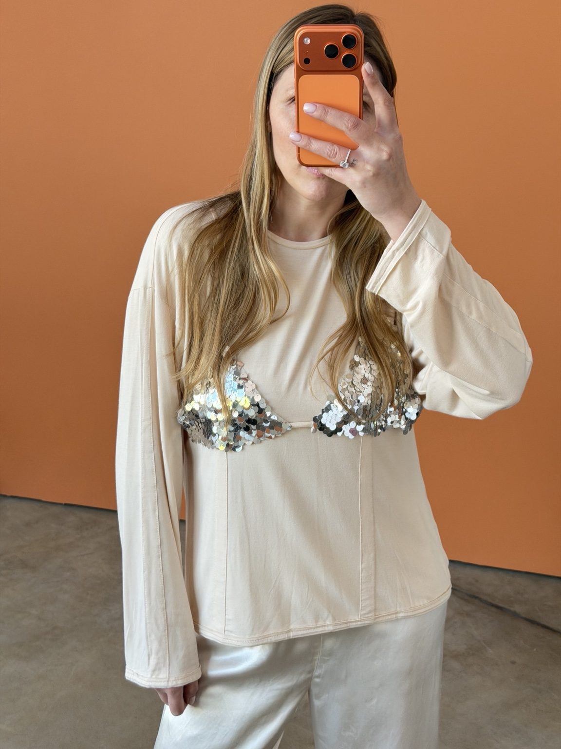 Long Sleeve Silver