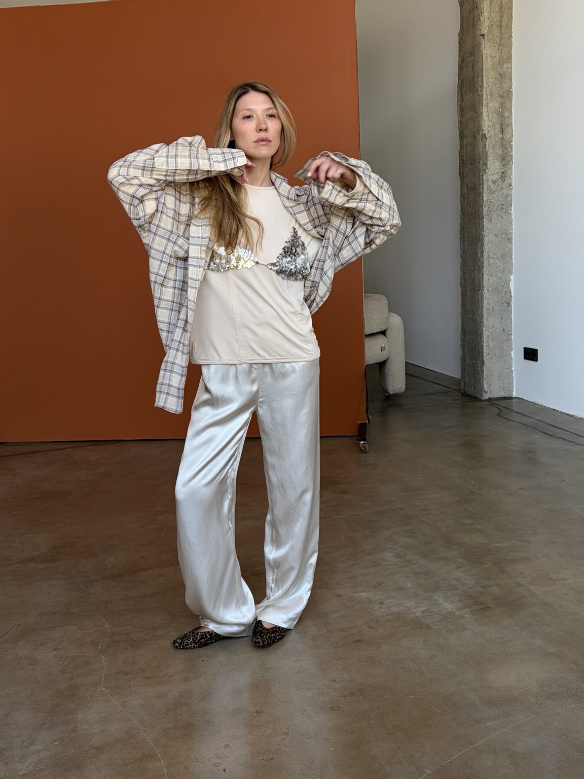 Palazzo Pants Silk