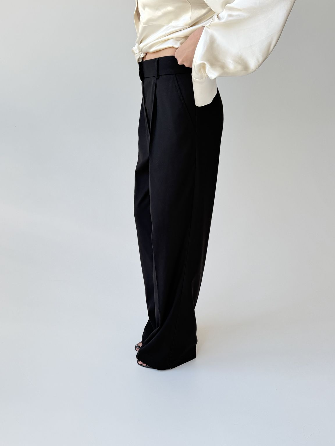 Palazzo Trousers Base Black