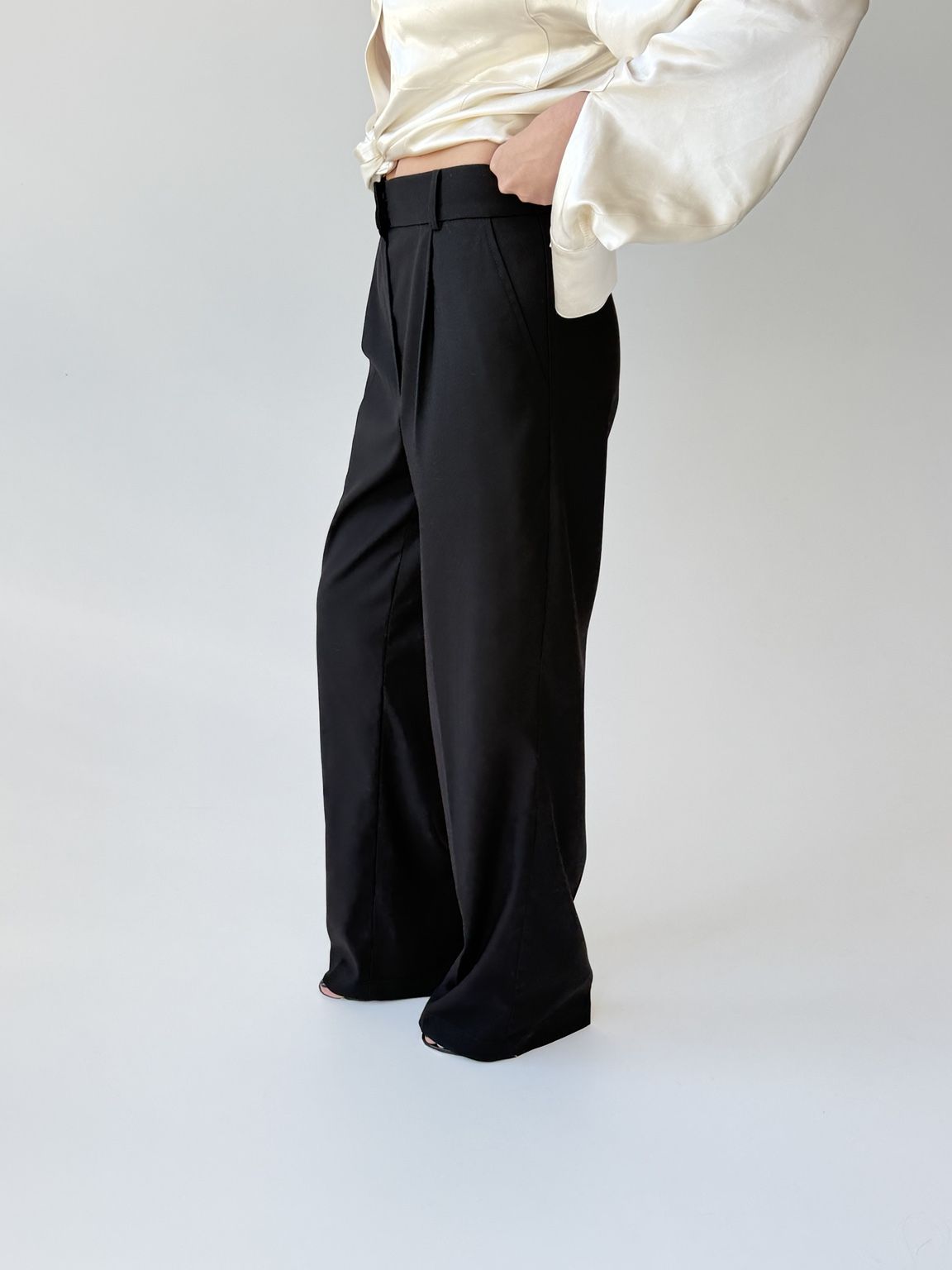 Palazzo Trousers Base Black