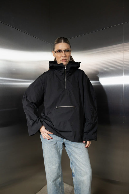Anorak Zipp Black