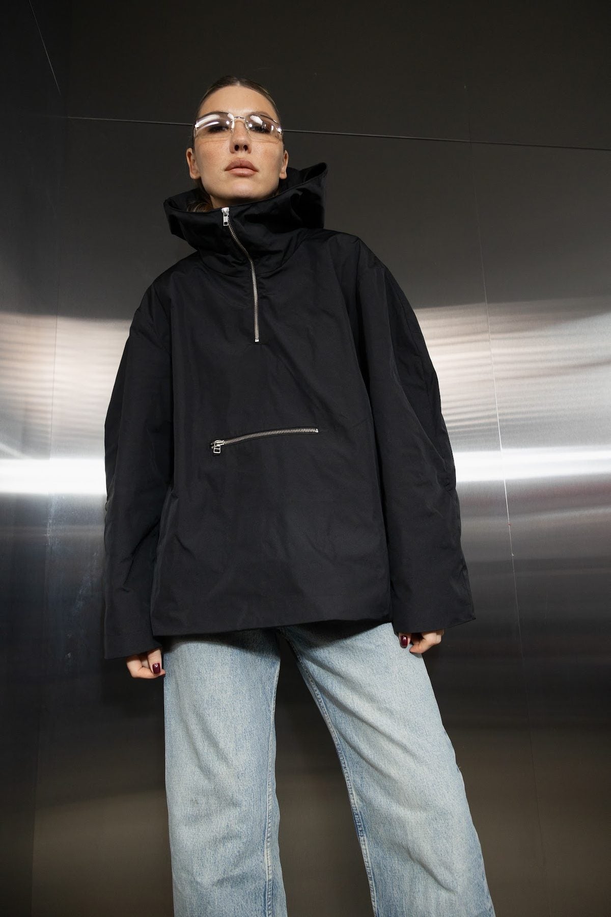 Anorak Zipp Black